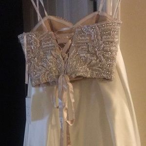 Beautiful Vienna two-piece prom dress